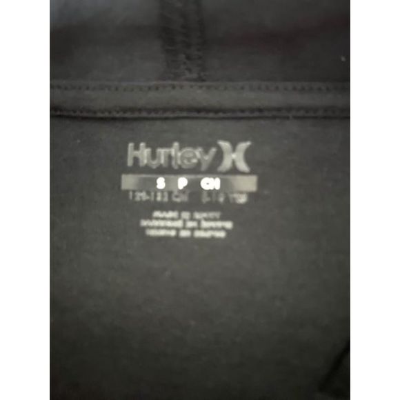 Hurley Boys Black Long Sleeve Hoodie Top Sz S - Picture 4 of 4